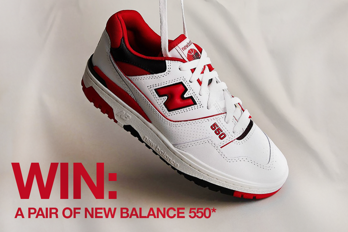 RAFFLE AND LAUNCH ALERT: New Balance 550 White/Red