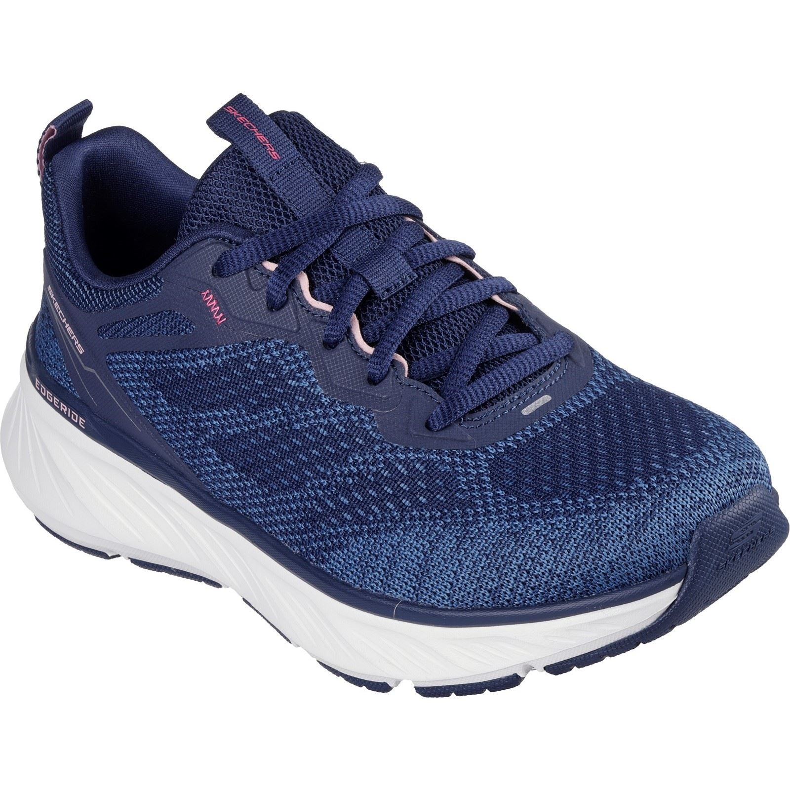 Skechers Edgeride Power Flow Zapatillas De Deporte Para Mujer En Azul Marino/Rosa