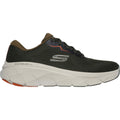 Skechers D'Lux Walker 2.0 Zapatillas De Hombre De Poliéster En Verde Oliva/Naranja