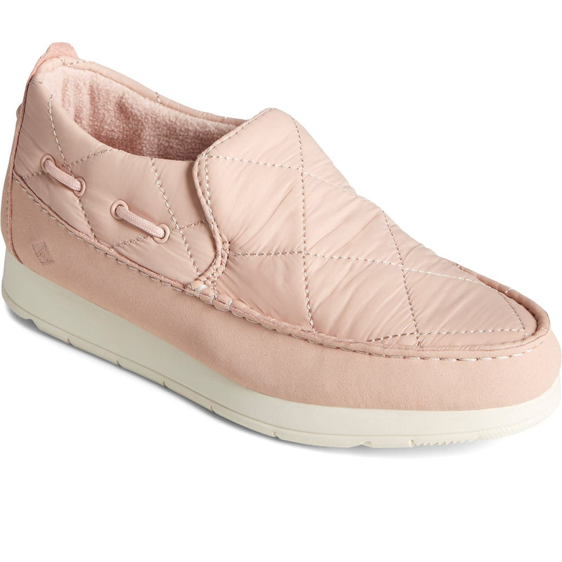 Sperry Moc-Sider Zapatos Mocasines De Ante En Tono Rosa Para Mujer