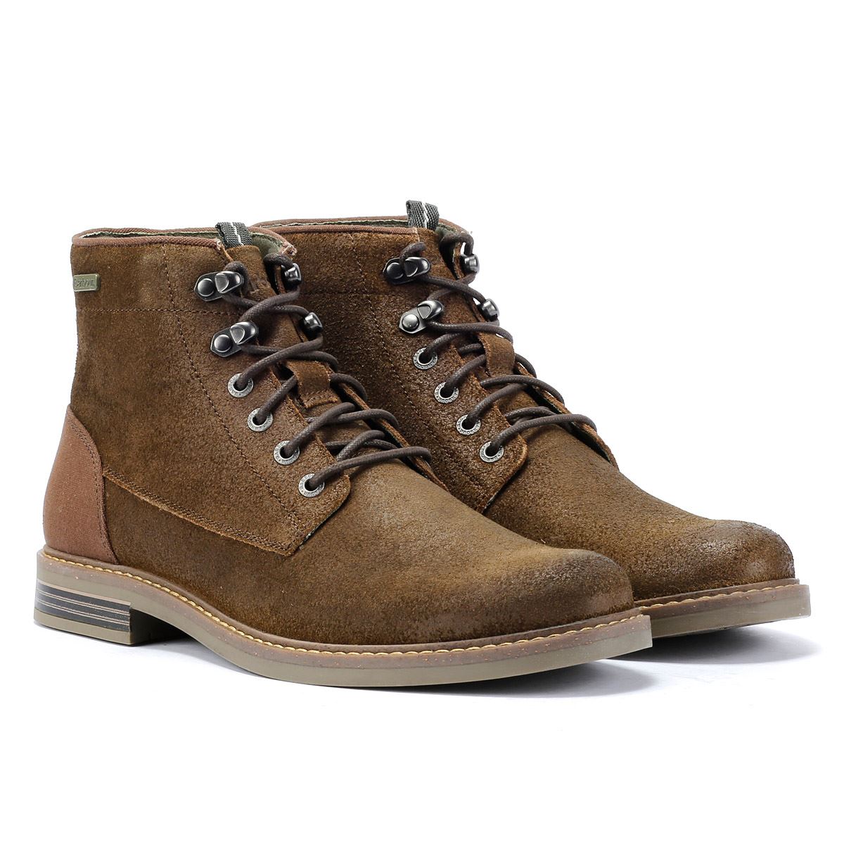 Barbour Deckham Botas De Cuero Marrón Para Hombre