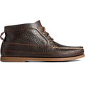 Sperry Authentic Original Boat Chukka Tumbled Botas Marrones Oscuro Para Hombre