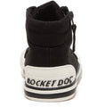 Rocket Dog Jazzin Hi Zapatillas De Deporte De Mujer De Algodón Negras