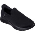 Skechers Go Walk Flex No Hands Zapatillas De Hombre De Poliéster Negro