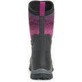 Muck Boots Arctic Sport Mid Botas De Agua Negras/Magenta De Goma.