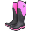 Muck Boots Arctic Sport II Tall Botas De Agua Negras/Rosas De Goma.