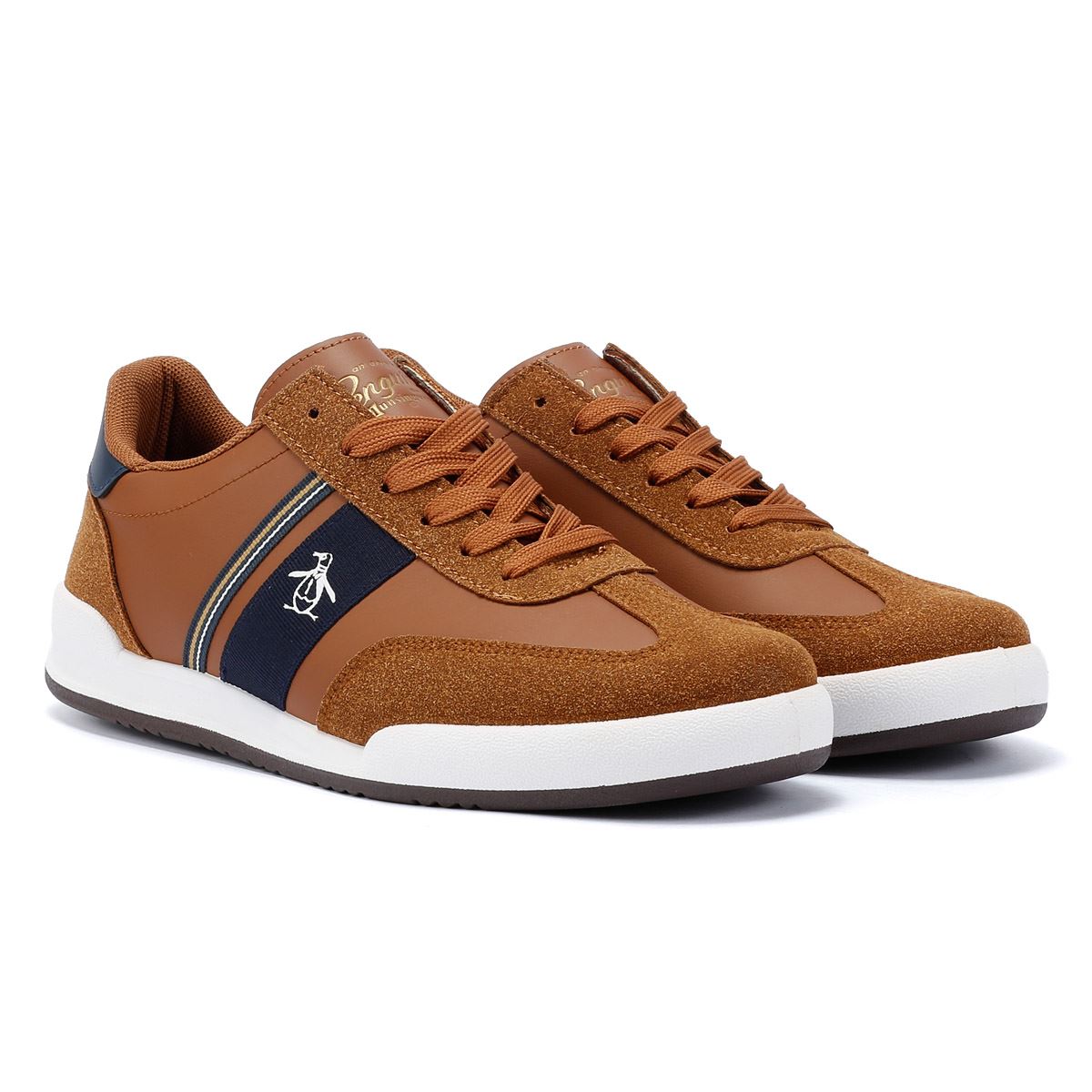 Penguin Gaz Zapatillas Marrones Para Hombre