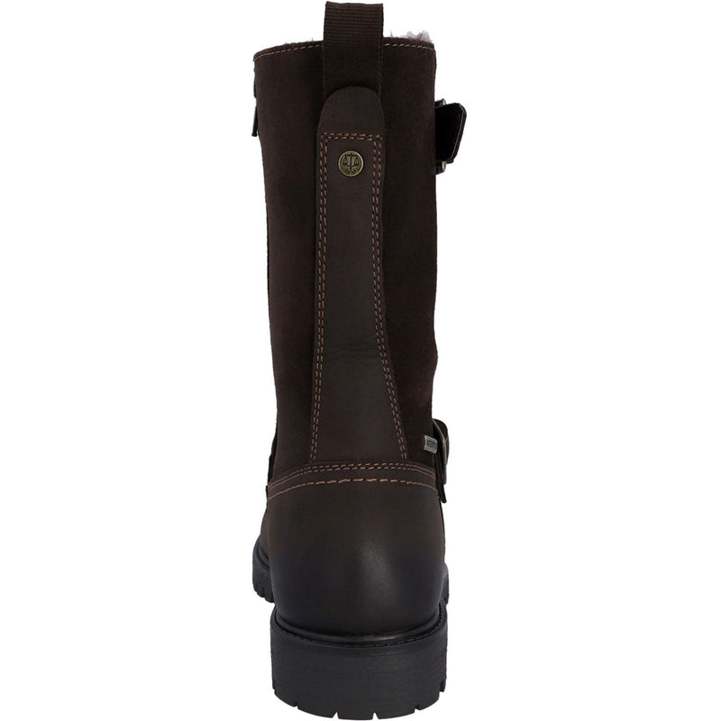 Hunter Ness Botas Marrones De Piel Para Mujer