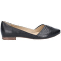 Hush Puppies Marley Ballerina Bailarinas De Cuero Negras Para Mujer