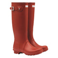 Hunter Original Tall Botas De Agua Rojas Militares De Mujer De Caucho.