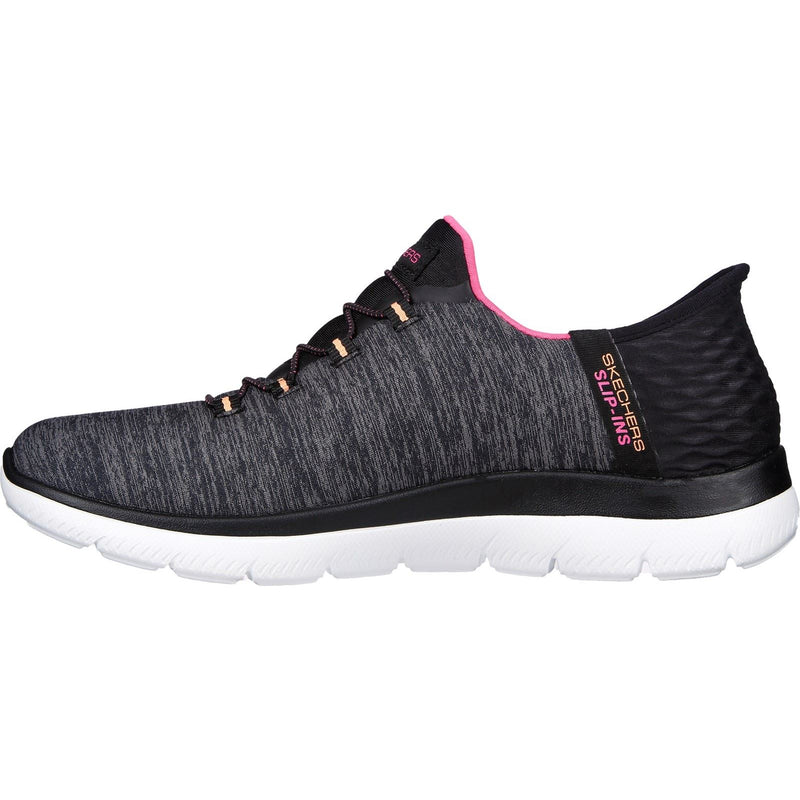 Skechers Summits Dazzling Haze Zapatillas De Tela Para Mujer En Negro/Multicolor