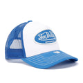 Von Dutch Trucker Boston Gorras Blancas/Azules De Algodón