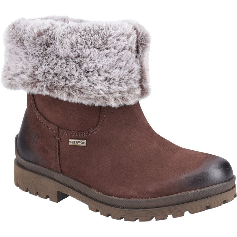 Hush Puppies Alice Botas Marrones De Piel Para Mujer