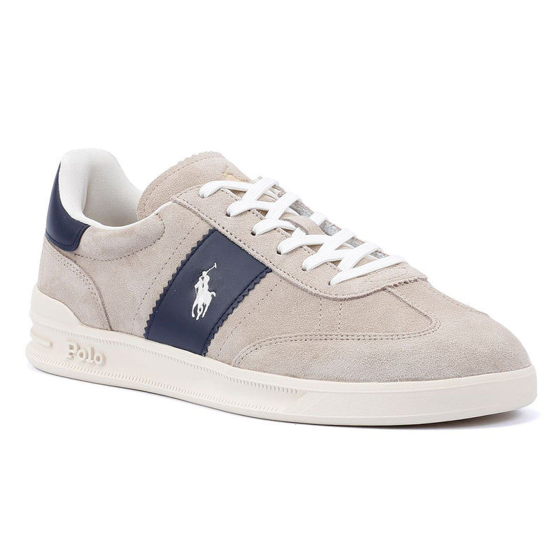 Ralph Lauren Heritage Area Zapatillas De Ante Beige Para Hombre