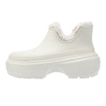 Crocs Stomp Lined Shorty Botas Blancas Para Mujer