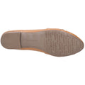 Hush Puppies Marley Ballerina Planos De Piel Para Mujer En Color Marrón Claro