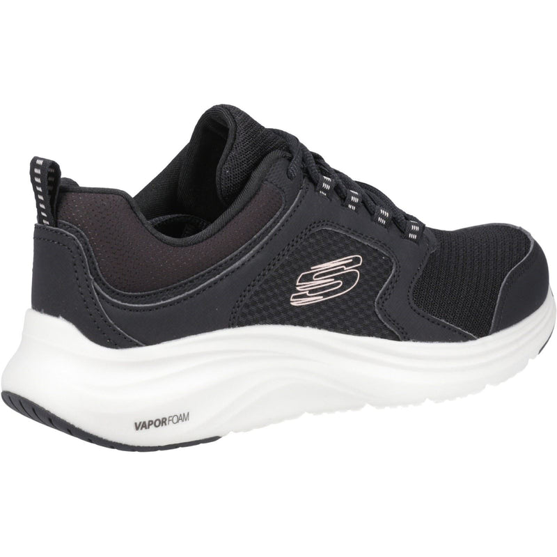 Skechers Vapor Foam Zapatillas De Tela Para Mujer En Negro/Rosa