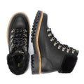 Barbour Woodside Hiker Botas Negras De Cuero Para Mujer.