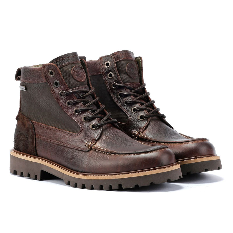 Barbour Sheene Botas De Cuero Marrón Para Hombre