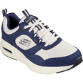 Skechers Skech-Air Court - Yatton Zapatillas De Cuero Para Hombre En Color Azul Marino/Natural