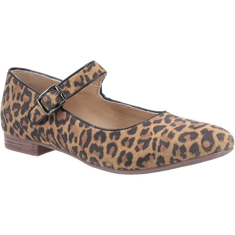 Hush Puppies Melissa Strap Bailarinas De Leopardo Para Mujer De Ante