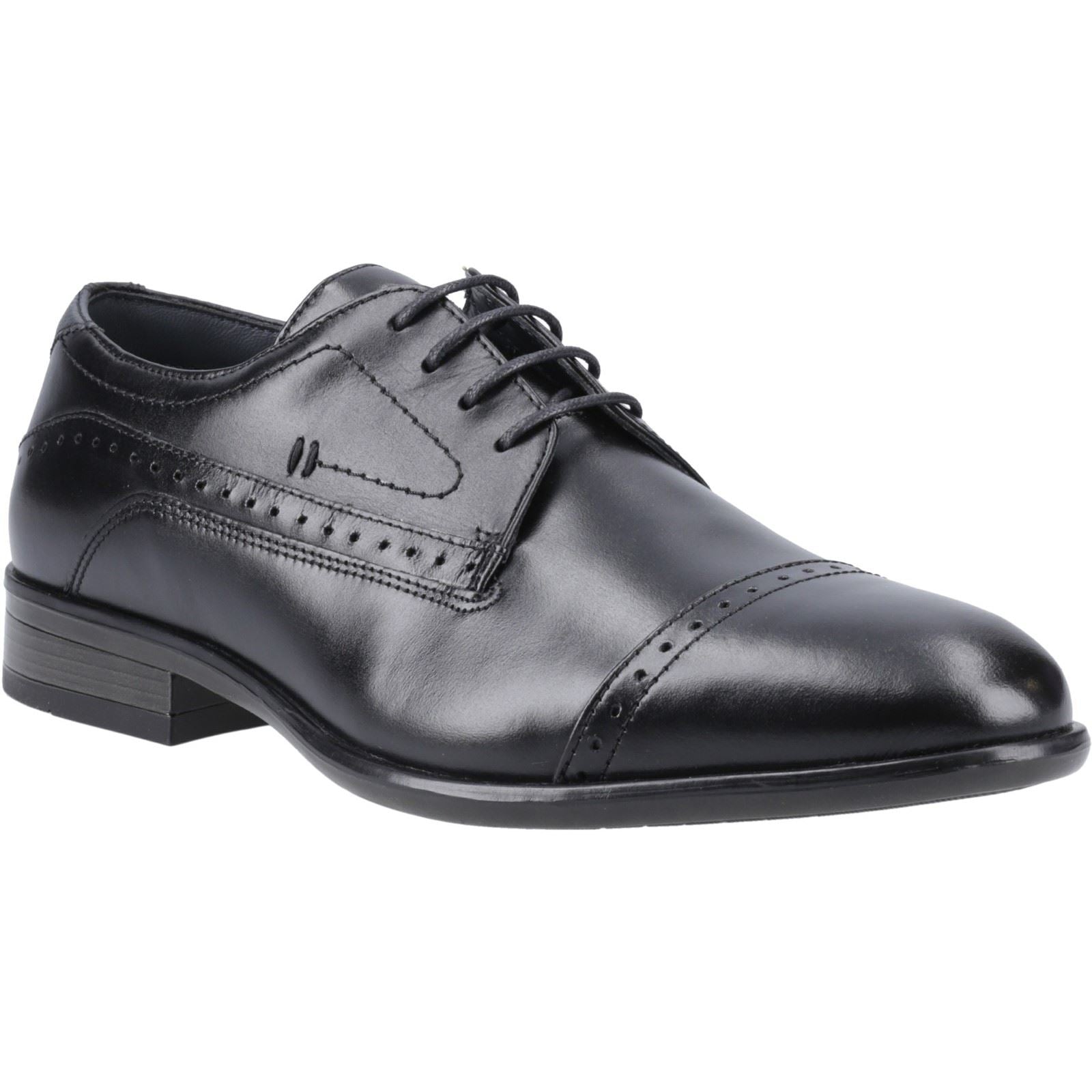 Pod Ralph Zapatos Oxford Negros De Cuero Para Hombre