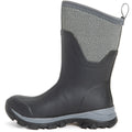 Muck Boots Arctic Ice Mid AGAT Botas De Agua Geométricas Negras/Grises De Goma