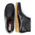 Clarks Originals Wallabee Botas Negras De Cuero Para Hombre.