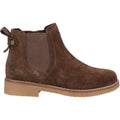 Hush Puppies Maddy Botas De Ante Para Mujer En Color Chocolate.