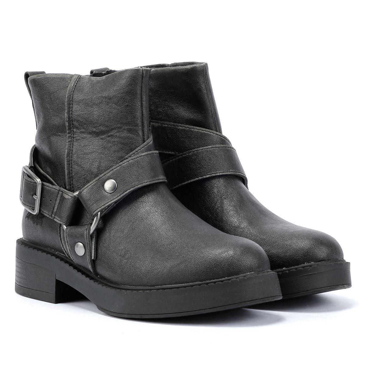 Blowfish Malibu Vella Botas Negras De Mujer