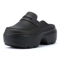 Crocs Stomp Mocasines Negros Para Mujer