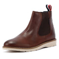 Ben Sherman Hampton Botas Rojas De Cuero Para Hombre.