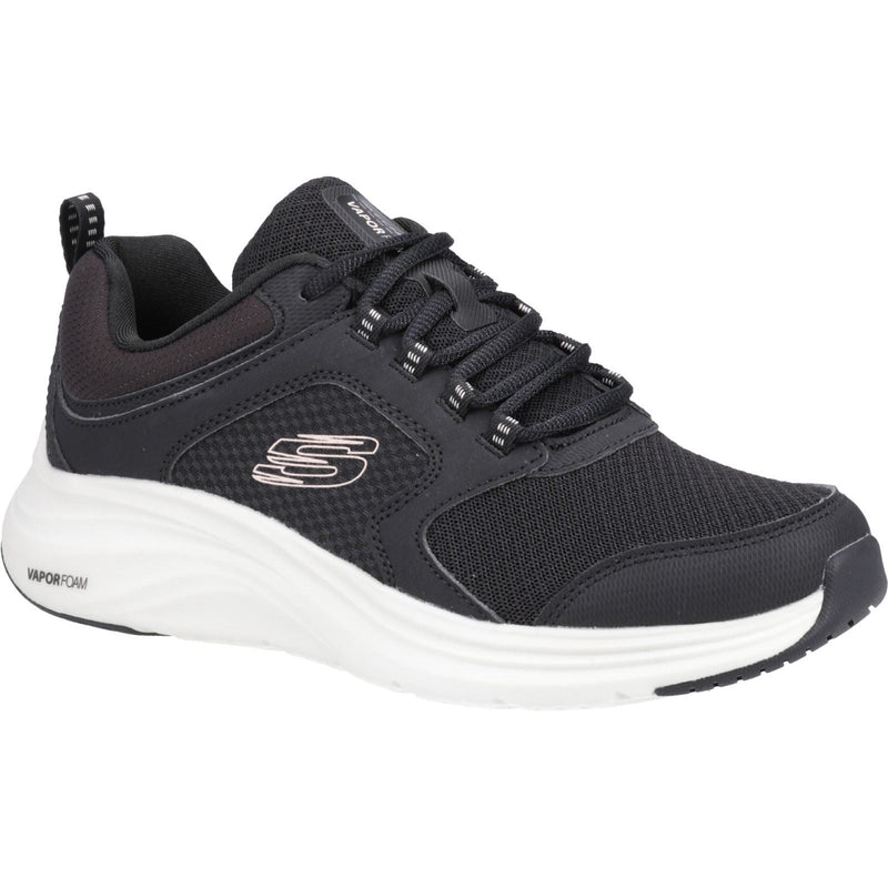 Skechers Vapor Foam Zapatillas De Tela Para Mujer En Negro/Rosa