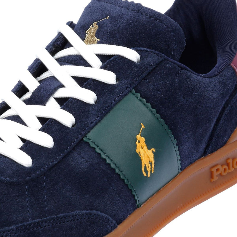 Ralph Lauren Heritage Area Zapatillas De Hombre Azul De Ante