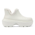 Crocs Stomp Lined Shorty Botas Blancas Para Mujer