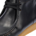 Clarks Originals Wallabee Botas Negras De Cuero Para Hombre.