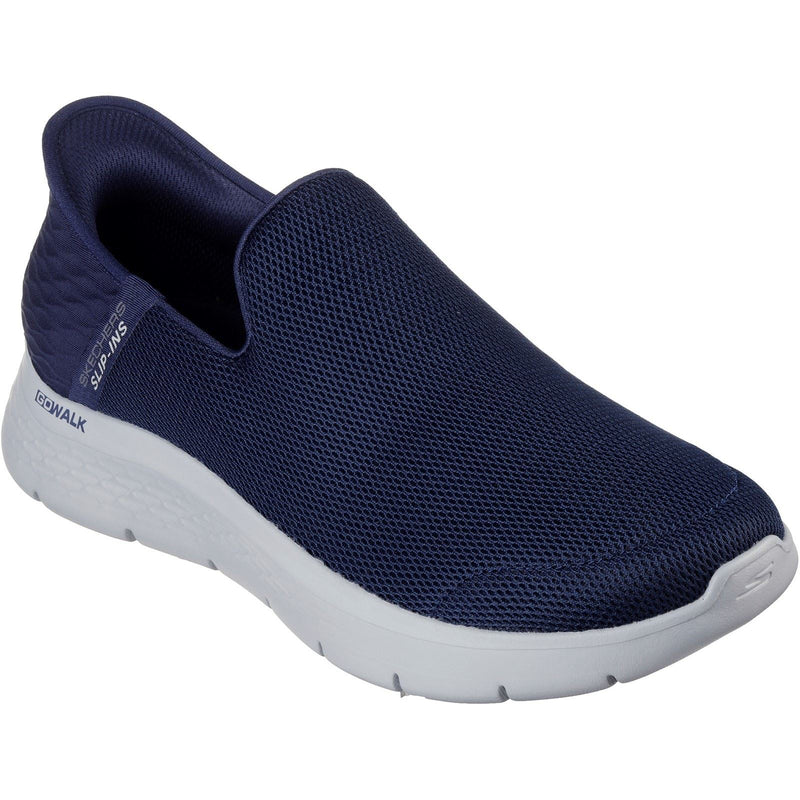 Skechers Go Walk Flex No Hands Zapatillas De Deporte De Hombre De Poliéster Azul Marino