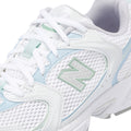 New Balance 530 Zapatillas De Deporte Blancas/Azul Claro Cromo/Arcilla Ceniza Para Mujer