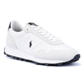 Ralph Lauren Trail 125 Zapatillas Blancas De Cuero Para Hombre