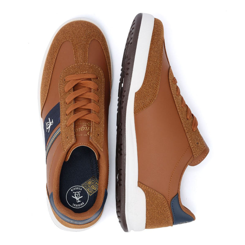 Penguin Gaz Zapatillas Marrones Para Hombre