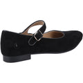 Hush Puppies Melissa Strap Bailarinas De Ante Negras Para Mujer