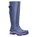 Cotswold Realm Botas De Agua Azul/Morado De Goma.