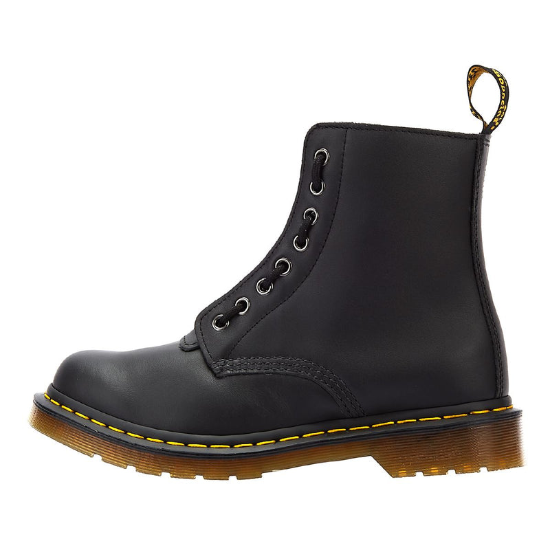 Dr. Martens 1460 Botas Negras Con Cremallera Frontal Pascal