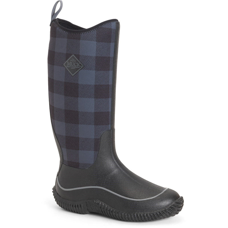 Muck Boots Hale Botas De Agua Escocesas De Goma En Negro/Gris.