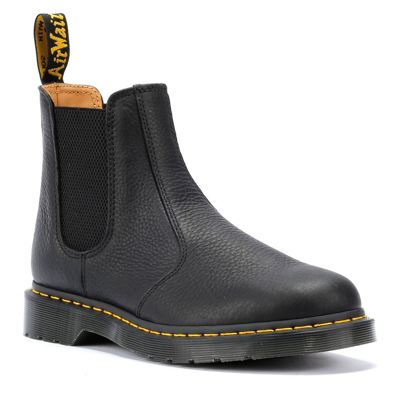 Dr. Martens 2976 Ambassador Botas Negras De Cuero