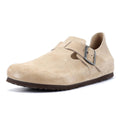 Birkenstock London Zapatos De Gamuza Beige Cómodos