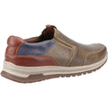 Hush Puppies Cole Mocasines De Cuero Para Hombre En Mezcla De Cuero Color Caqui/Marino/Beige.