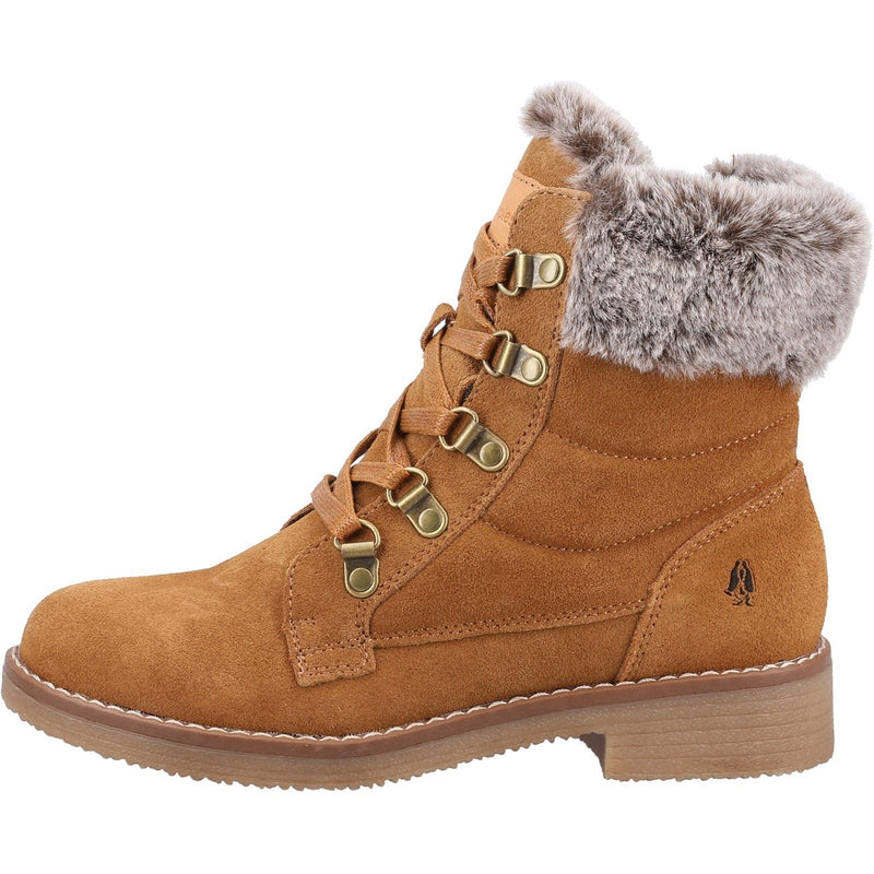 Hush Puppies Florence Botas De Cuero Para Mujer Color Marrón Claro