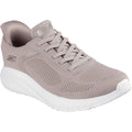 Skechers BOBS Sport Squad Chaos Zapatillas De Tela Para Mujer En Color Topo.