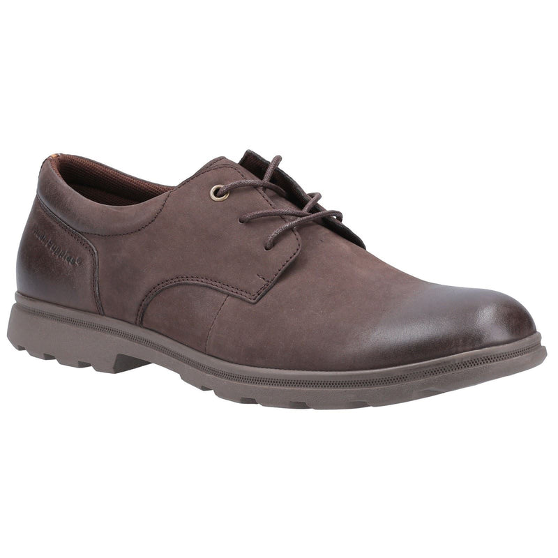 Hush Puppies Trevor Zapatos De Cuero Marrones Con Cordones Para Hombre.